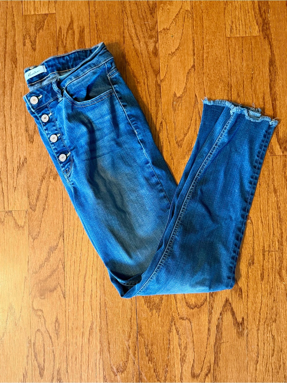 KanCan Highrise Skinny Jeans with Button Fly